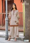 Marine Life By Mittoo Viscose Weaving Thread Work Co Ord Set
